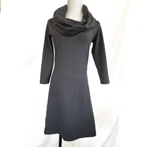 Susana Monaco Gray Cowl Neck Dress S
